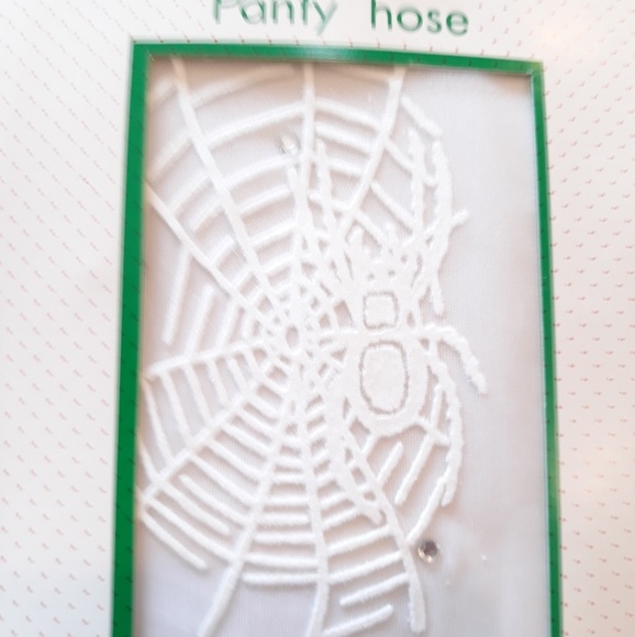 Spider & Rhinestone Pantyhose - Picture 3 of 8